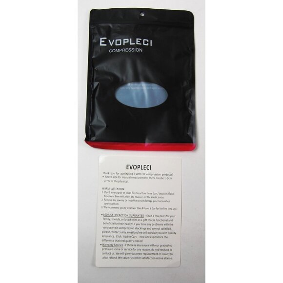 Medical Knee-High Wide Calf Open Toe Gray Compression Socks for Women& Men - Picture 5 of 7